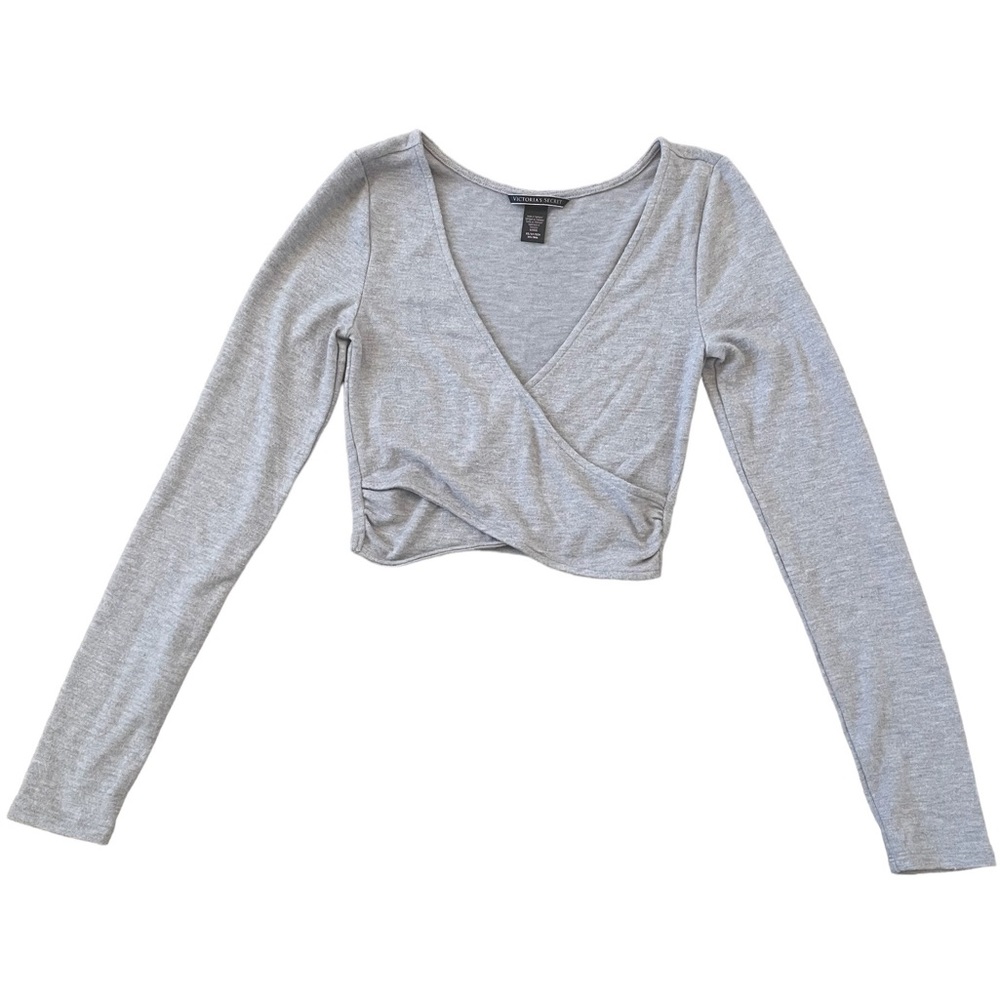 Victoria's Secret cropped long sleeve top